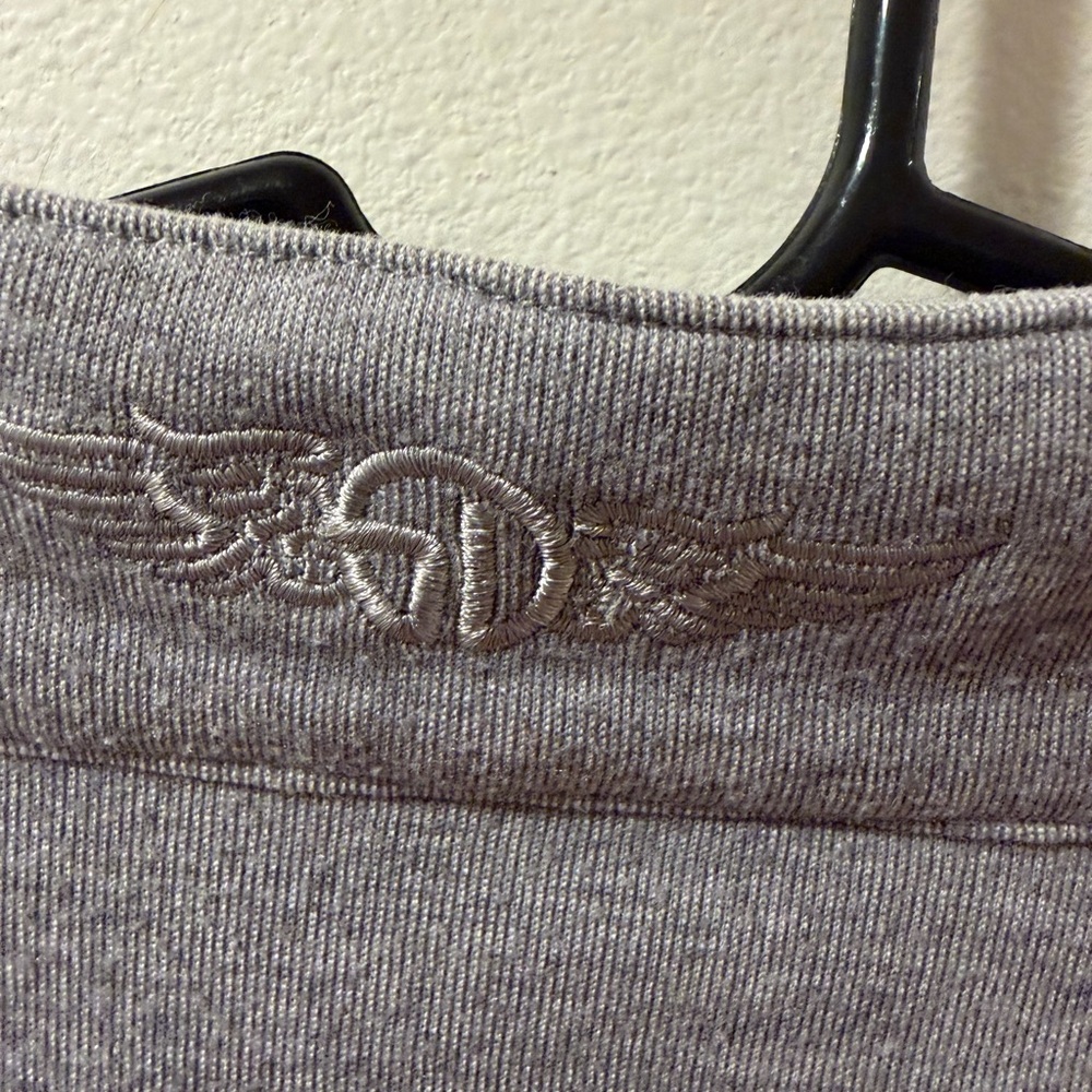 Straight Down Men's Classic Gray Zip-Up Sweater - Picture 4 of 5